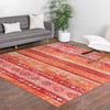 Heritage Elegance Collection Area Rug -  Edinburgh Square Rust Red  lifestyle 107