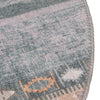 Heritage Elegance Collection Area Rug -  Edinburgh Round Green  lifestyle 73