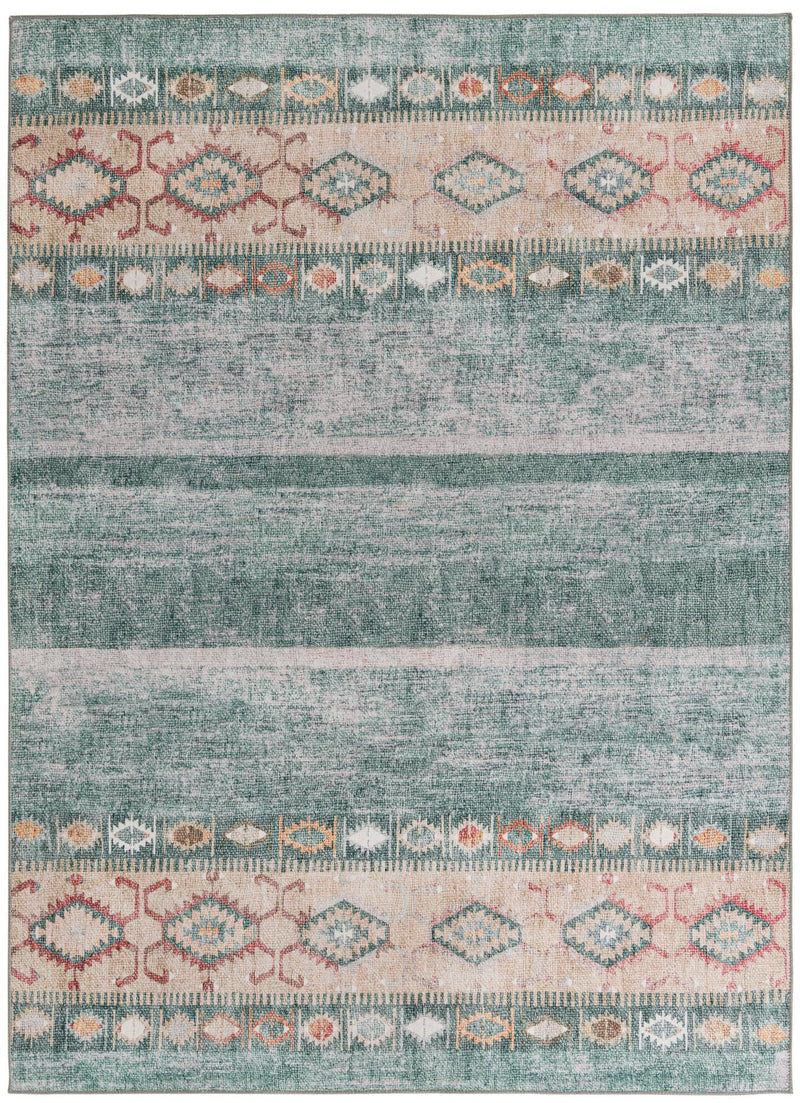 Heritage Elegance Collection Area Rug -  Edinburgh Rectangle Green  lifestyle 4