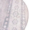 Heritage Elegance Collection Area Rug -  Edinburgh Round Gray  lifestyle 80
