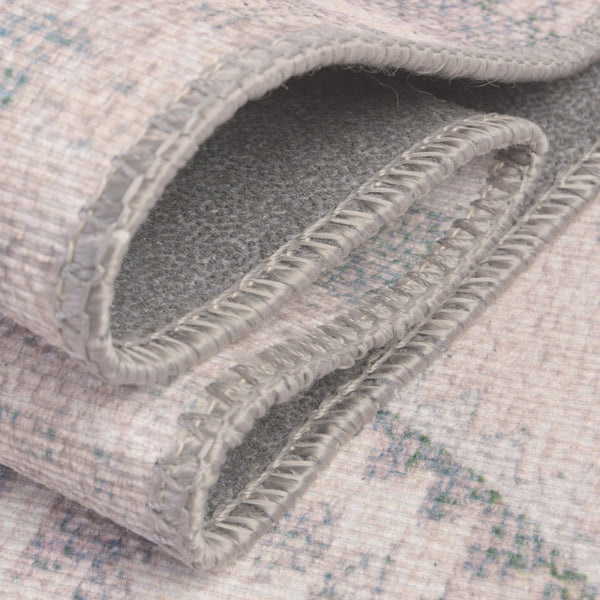 Heritage Elegance Collection Area Rug -  Edinburgh Round Gray  lifestyle 88