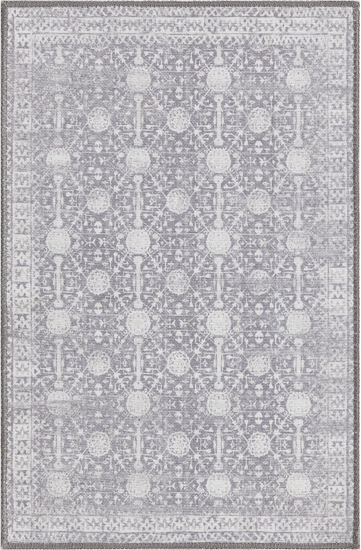 Heritage Elegance Collection Area Rug -  Chatsworth Rectangle Gray  lifestyle 3