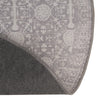 Heritage Elegance Collection Area Rug -  Chatsworth Round Gray  lifestyle 70