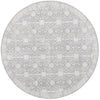 Heritage Elegance Collection Area Rug -  Chatsworth Round Gray  lifestyle 35