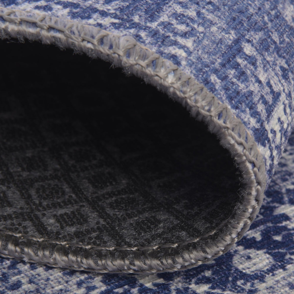 Heritage Elegance Collection Area Rug -  Chatsworth Rectangle Navy Blue  lifestyle 12