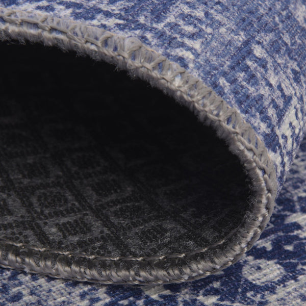 Heritage Elegance Collection Area Rug -  Chatsworth Rectangle Navy Blue  lifestyle 12