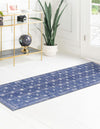 Heritage Elegance Collection Area Rug -  Chatsworth Runner Navy Blue  lifestyle 62