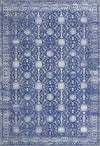 Heritage Elegance Collection Area Rug -  Chatsworth Rectangle Navy Blue  lifestyle 2
