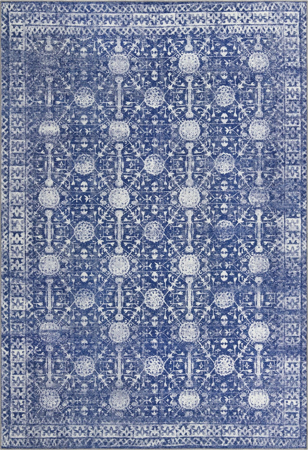 Heritage Elegance Collection Area Rug -  Chatsworth Rectangle Navy Blue  lifestyle 2
