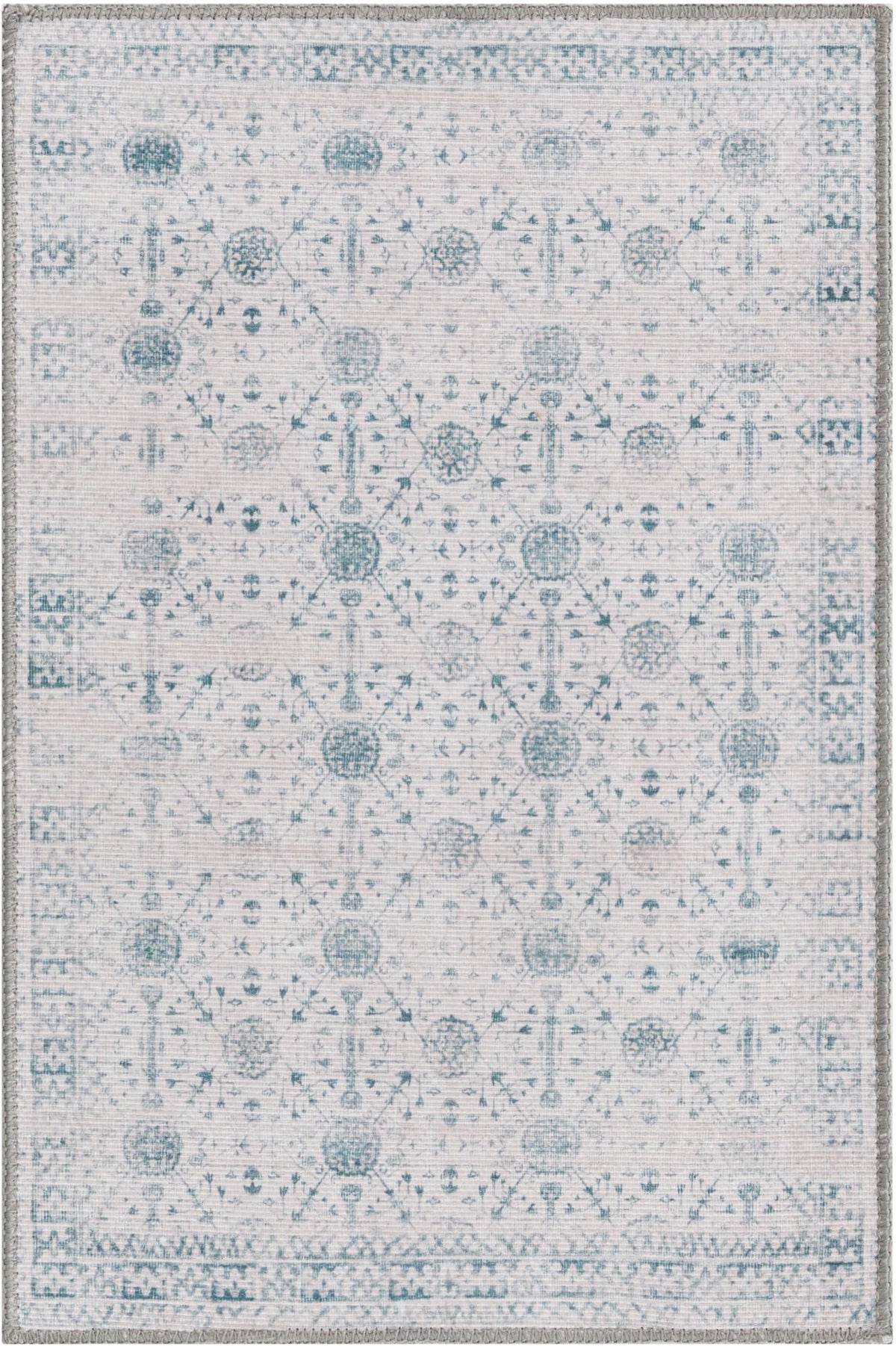 Heritage Elegance Collection Area Rug -  Chatsworth Rectangle Ivory Main