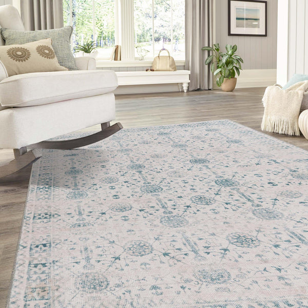 Heritage Elegance Collection Area Rug -  Chatsworth Rectangle Ivory  lifestyle 31