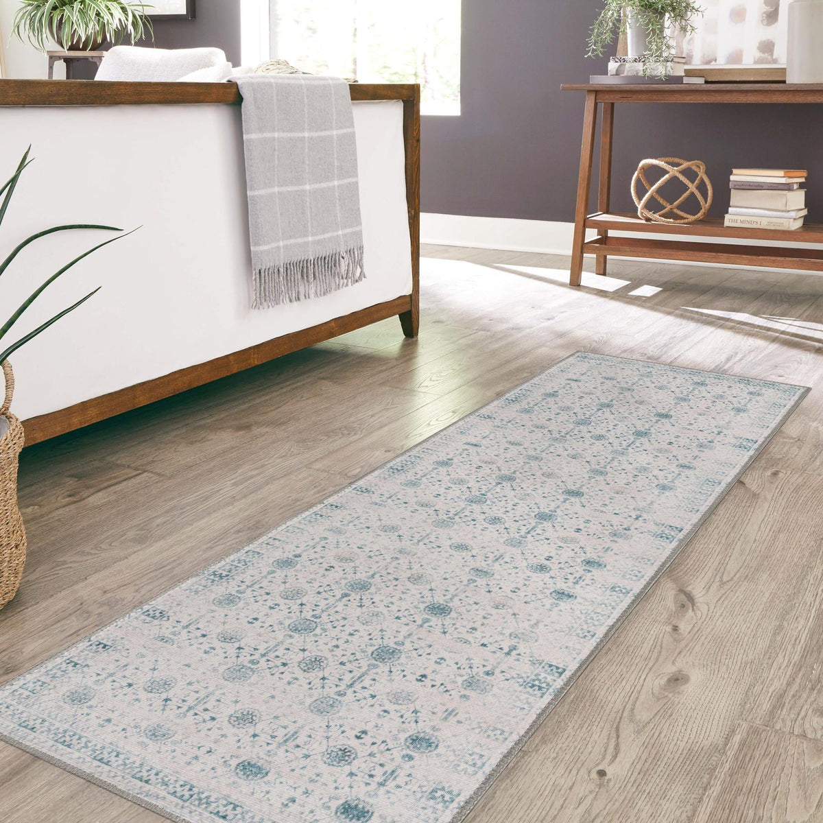 Heritage Elegance Collection Area Rug -  Chatsworth Runner Ivory  lifestyle 103