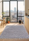 Woven Seaside Jute Collection Area Rug - Marina Rectangle White Navy  lifestyle 21