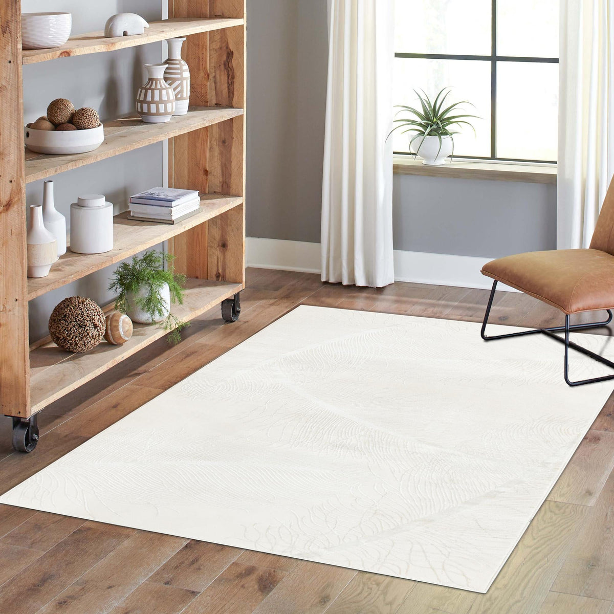 Bloomsbury Elegance Collection Area Rug -  Westminster Rectangle Ivory  lifestyle 40