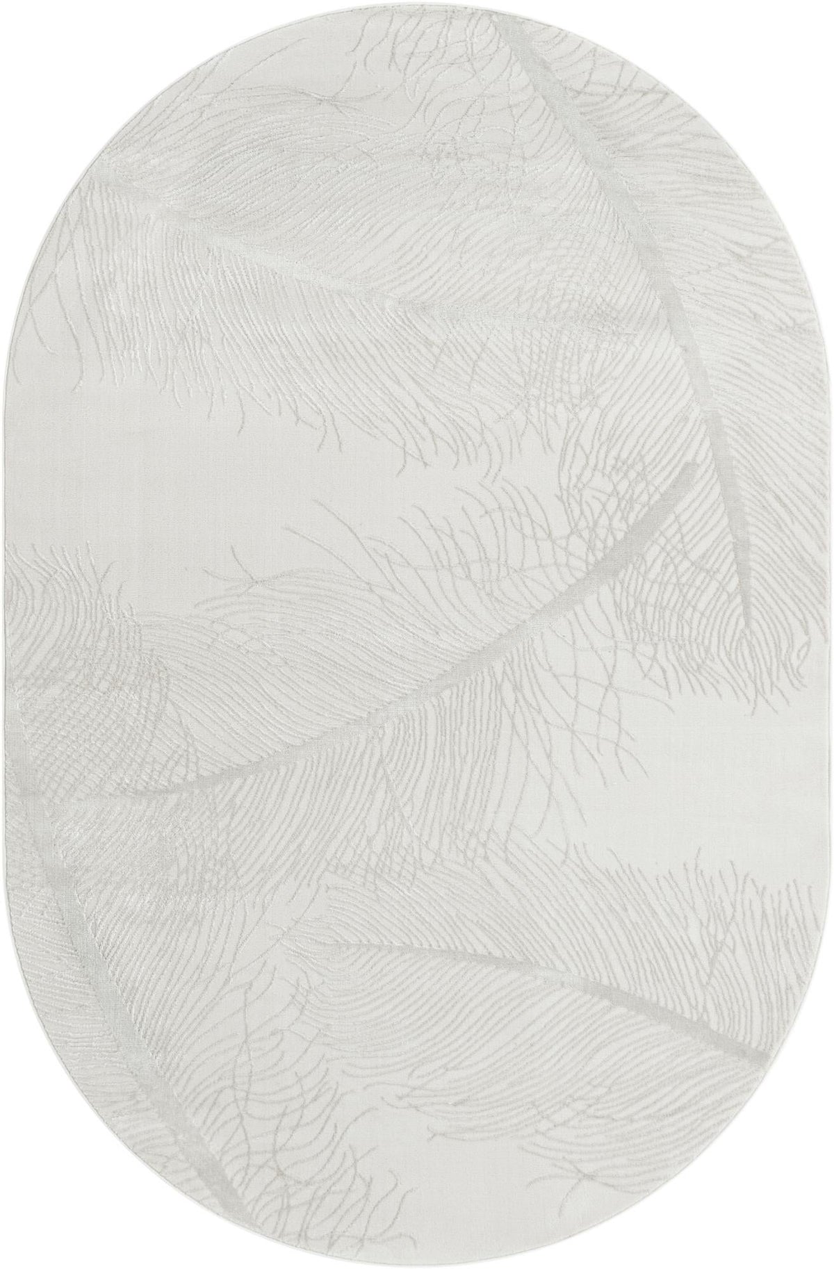Bloomsbury Elegance Collection Area Rug -  Westminster Oval Ivory  lifestyle 78