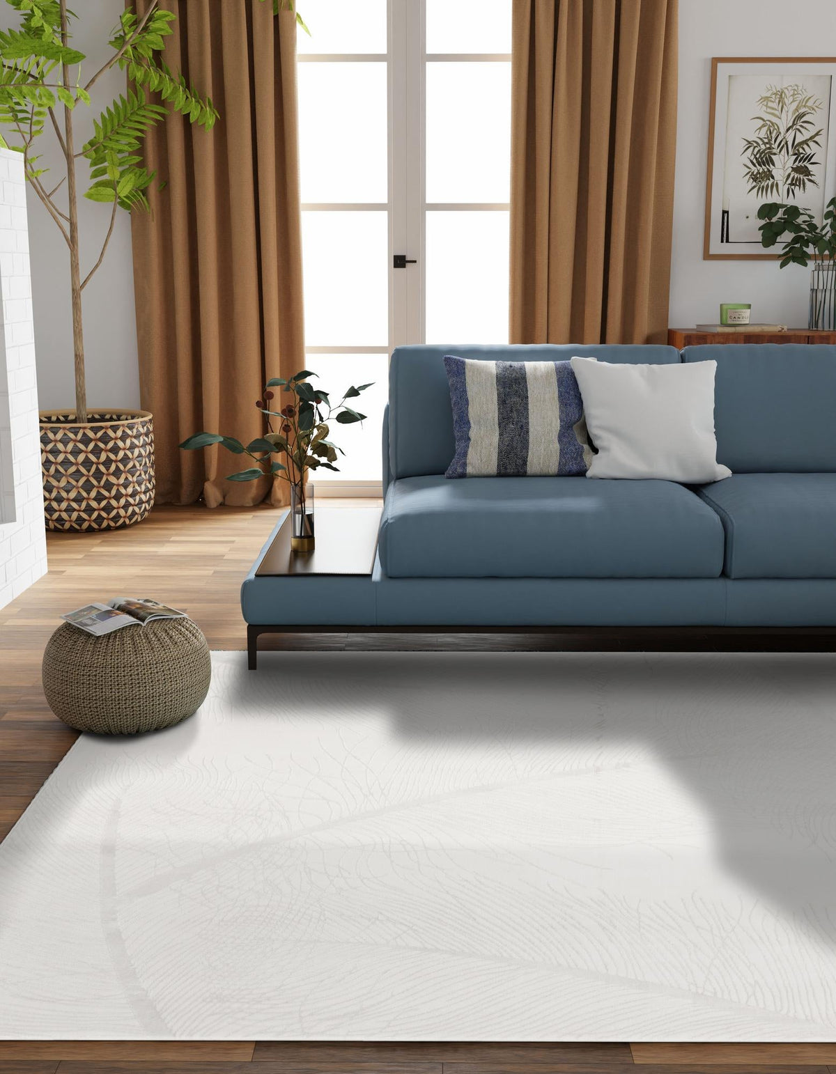 Bloomsbury Elegance Collection Area Rug -  Westminster Square Ivory  lifestyle 79