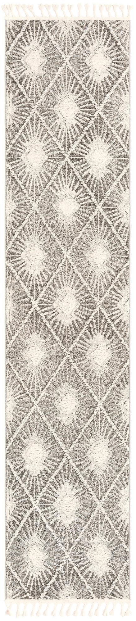 Sahara Chic Collection Area Rug - Marrakech Runner Ivory and Gray  lifestyle 72