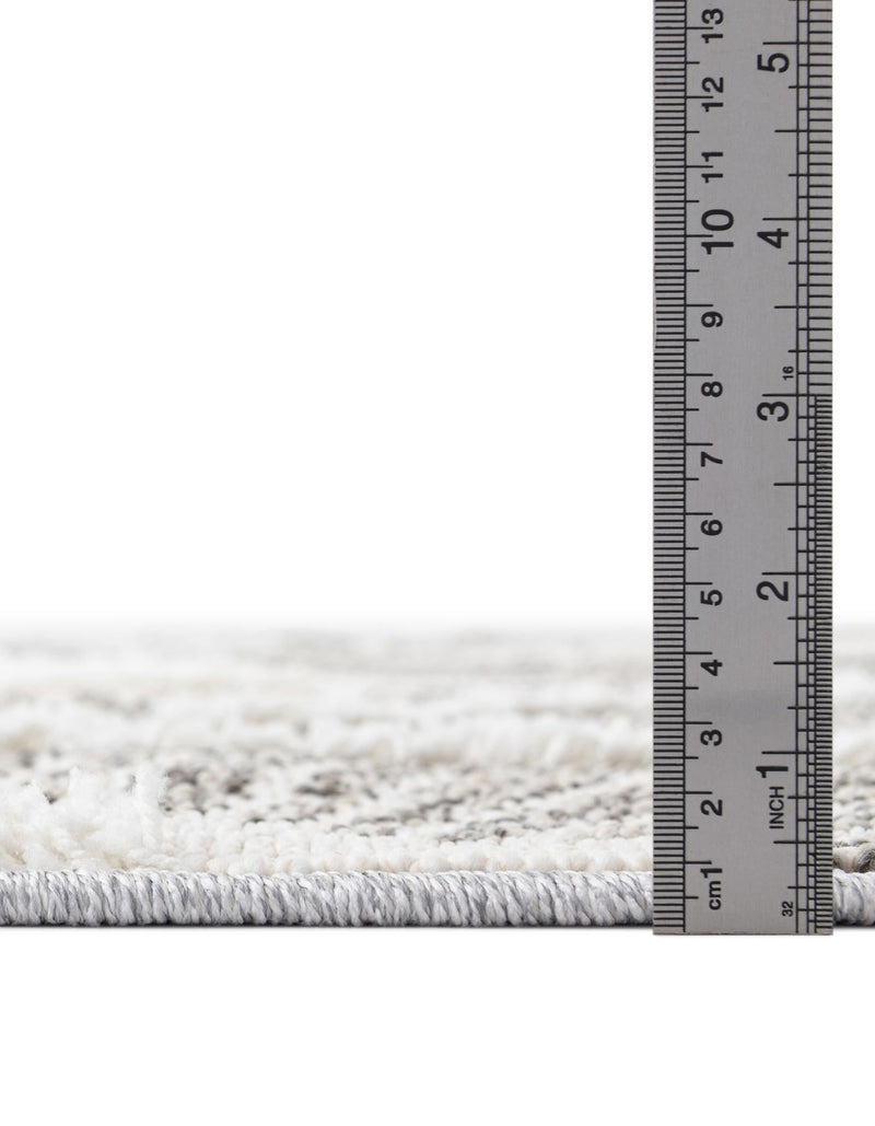 Sahara Chic Collection Area Rug - Marrakech Rectangle Gray Ivory  lifestyle 8