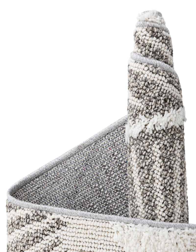 Sahara Chic Collection Area Rug - Marrakech Rectangle Gray Ivory  lifestyle 26