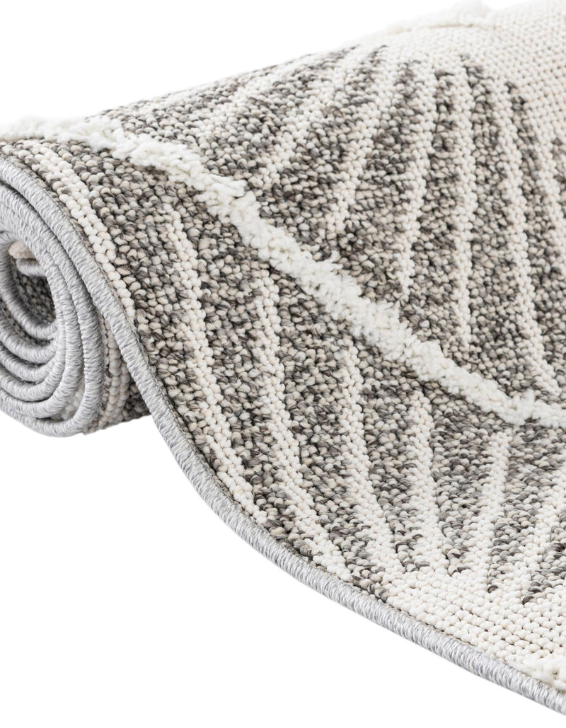 Sahara Chic Collection Area Rug - Marrakech Rectangle Gray Ivory  lifestyle 29