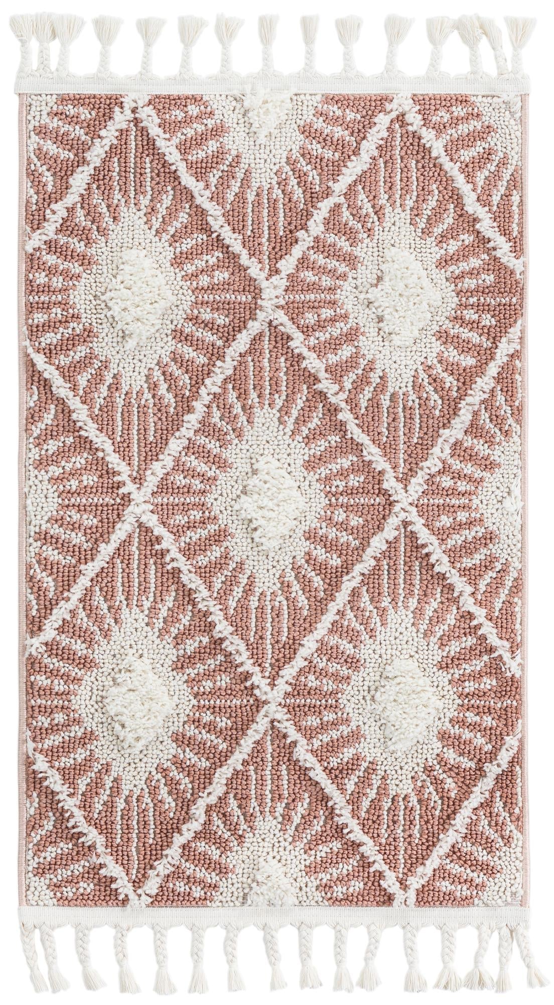 Sahara Chic Collection Area Rug - Marrakech Rectangle Pink  lifestyle 2