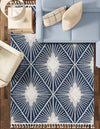 Sahara Chic Collection Area Rug - Marrakech Rectangle Blue  lifestyle 24