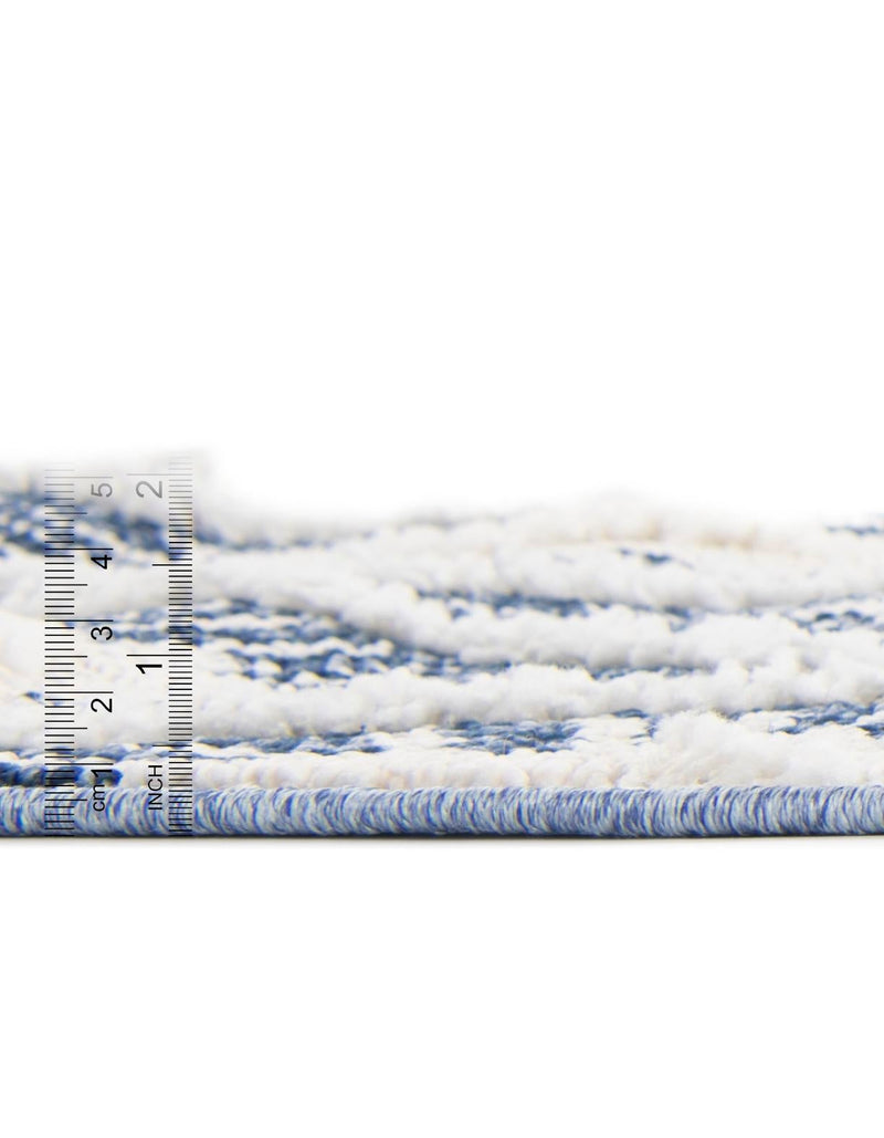Sahara Chic Collection Area Rug - Marrakech Rectangle Blue  lifestyle 10