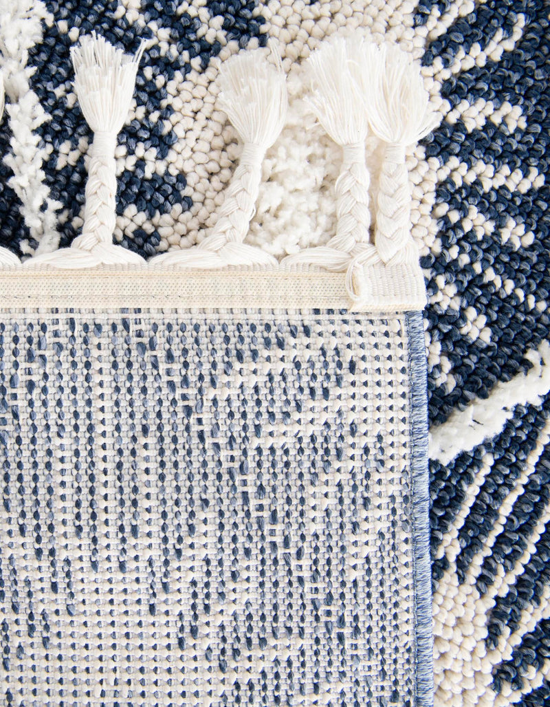 Sahara Chic Collection Area Rug - Marrakech Rectangle Blue  lifestyle 22
