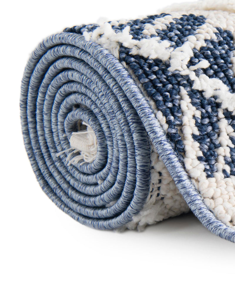 Sahara Chic Collection Area Rug - Marrakech Rectangle Blue  lifestyle 31