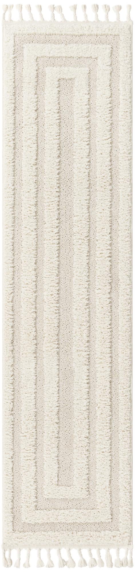 Sahara Chic Collection Area Rug -  Casablanca Runner Ivory  lifestyle 35