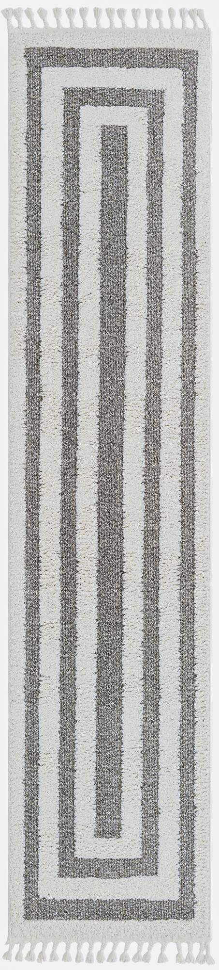 Sahara Chic Collection Area Rug -  Casablanca Runner Gray  lifestyle 33