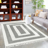 Sahara Chic Collection Area Rug -  Casablanca Rectangle Gray  lifestyle 44