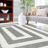 Sahara Chic Collection Area Rug -  Casablanca Rectangle Gray  lifestyle 48