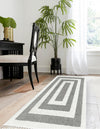 Sahara Chic Collection Area Rug -  Casablanca Runner Gray  lifestyle 40