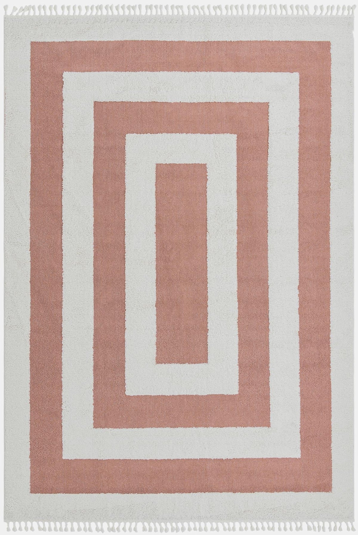Sahara Chic Collection Area Rug -  Casablanca Rectangle Pink Main