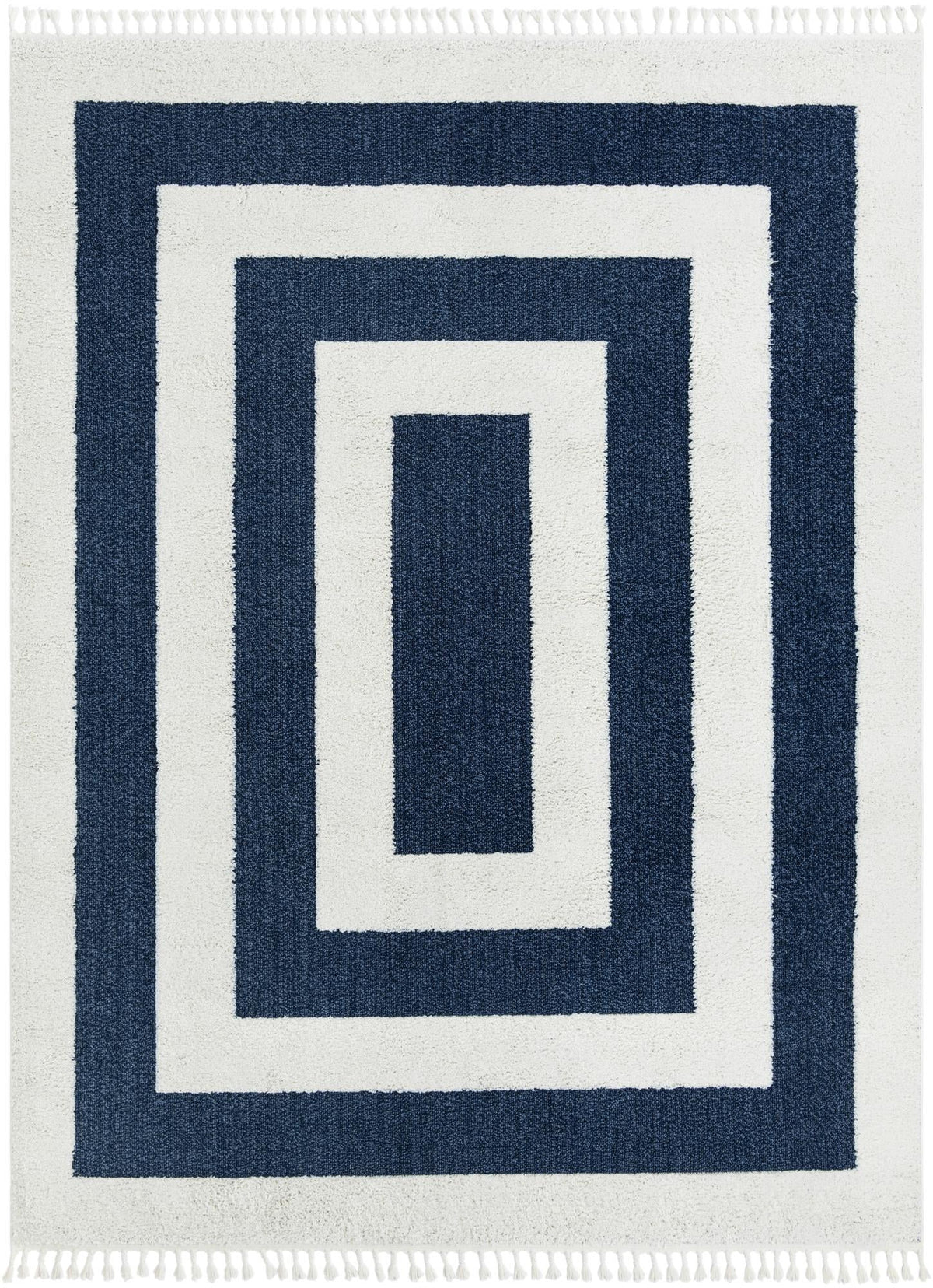 Sahara Chic Collection Area Rug -  Casablanca Rectangle Blue  lifestyle 4
