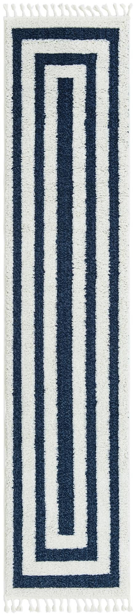 Sahara Chic Collection Area Rug -  Casablanca Runner Blue  lifestyle 105