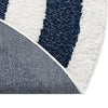 Sahara Chic Collection Area Rug -  Casablanca Round Blue  lifestyle 91