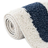 Sahara Chic Collection Area Rug -  Casablanca Round Blue  lifestyle 95