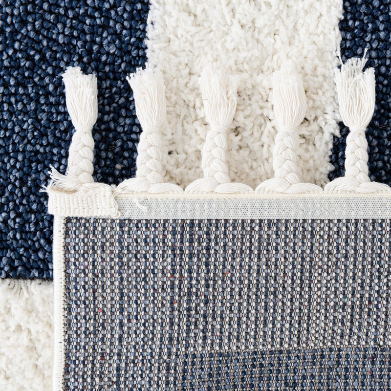 Sahara Chic Collection Area Rug -  Casablanca Rectangle Blue  lifestyle 26