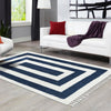 Sahara Chic Collection Area Rug -  Casablanca Rectangle Blue  lifestyle 49