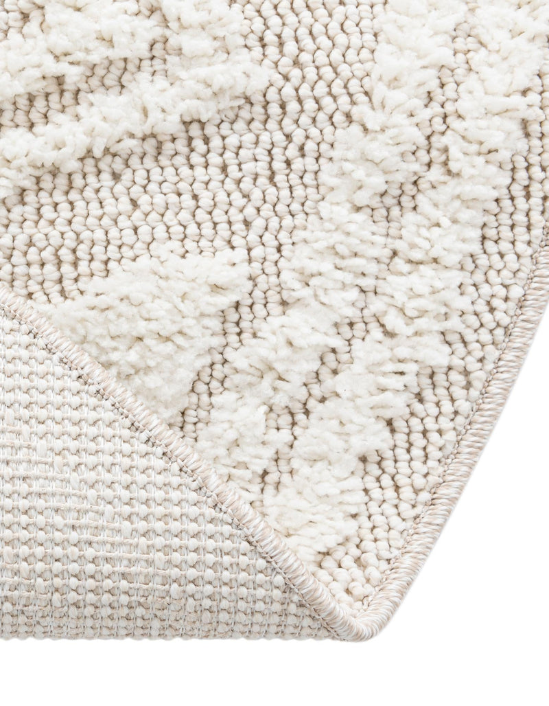 Sahara Chic Collection Area Rug -  Tangier Round Ivory  lifestyle 122
