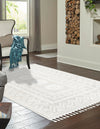 Sahara Chic Collection Area Rug -  Tangier Rectangle Ivory  lifestyle 12