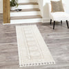 Sahara Chic Collection Area Rug -  Tangier Runner Ivory  lifestyle 179