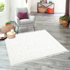 Sahara Chic Collection Area Rug -  Tangier Square Ivory  lifestyle 172