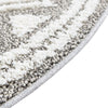 Sahara Chic Collection Area Rug -  Tangier Round Gray  lifestyle 97