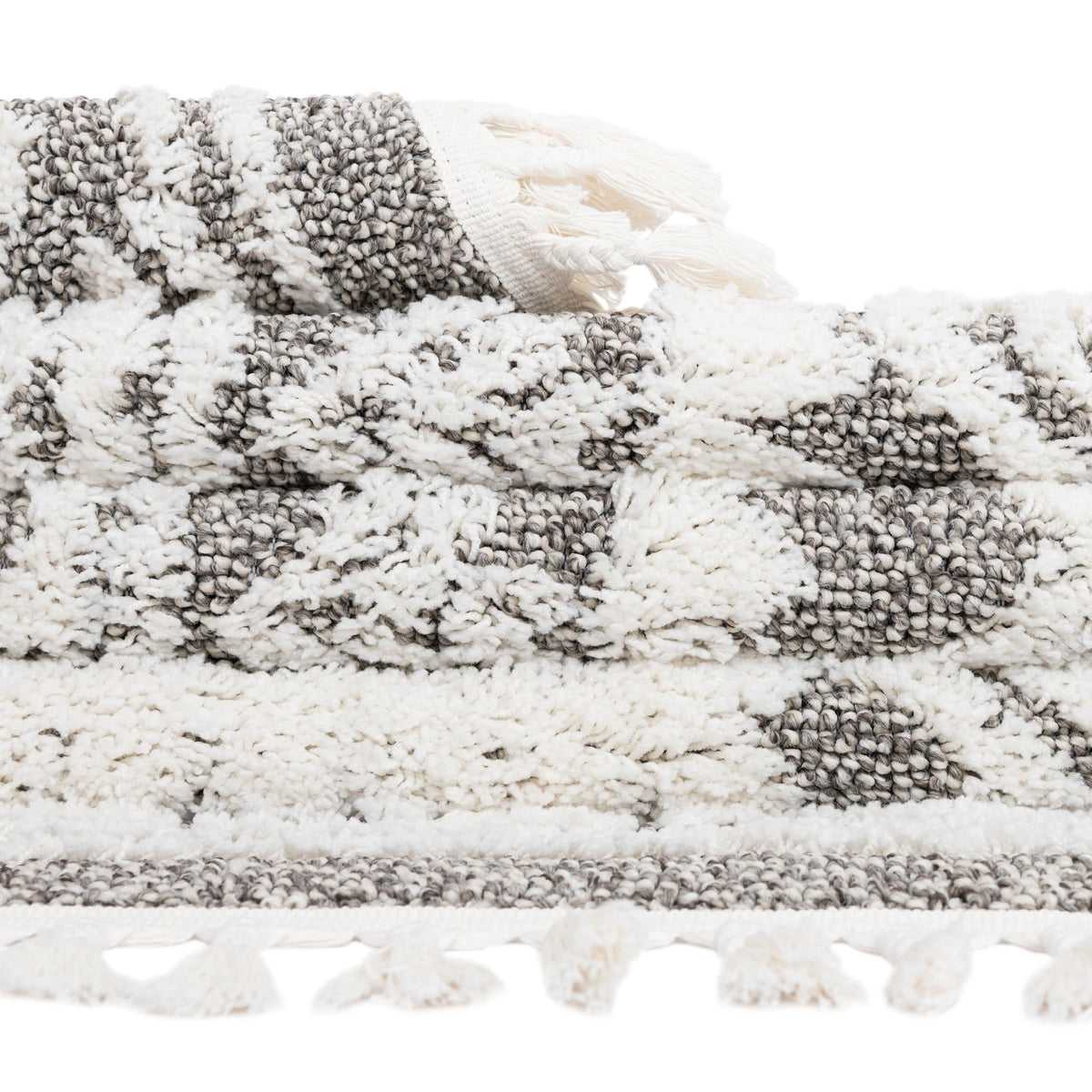 Sahara Chic Collection Area Rug -  Tangier Rectangle Gray  lifestyle 50
