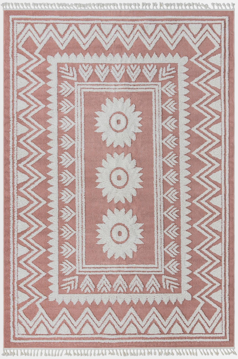 Sahara Chic Collection Area Rug -  Tangier Rectangle Pink Main