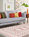 Sahara Chic Collection Area Rug -  Tangier Rectangle Pink  lifestyle 9