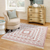 Sahara Chic Collection Area Rug -  Tangier Square Pink  lifestyle 115